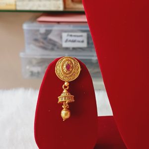 Gold Plated Matte Finish Choker Set for women - Image 4