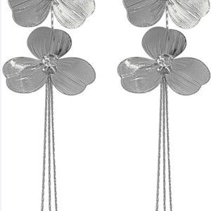 ✨ Korean Flower Tassel Earrings for Girls & Women ✨ - Image 3