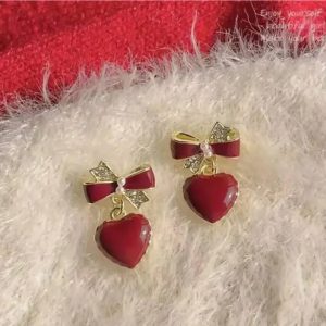 Korean Earrings | Crystal Pearl Tassel Earrings with Gold Plating | Stylish & Elegant Stud for Girls & Women - Image 4