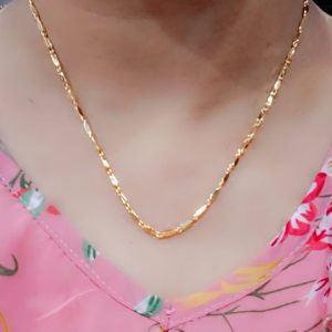 ✨ Dailywear Grain of Rice Design Gold Plated Chain for women & girls ✨ - Image 3