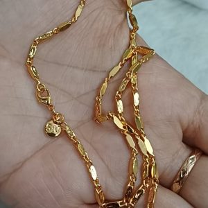 ✨ Dailywear Grain of Rice Design Gold Plated Chain for women & girls ✨ - Image 5